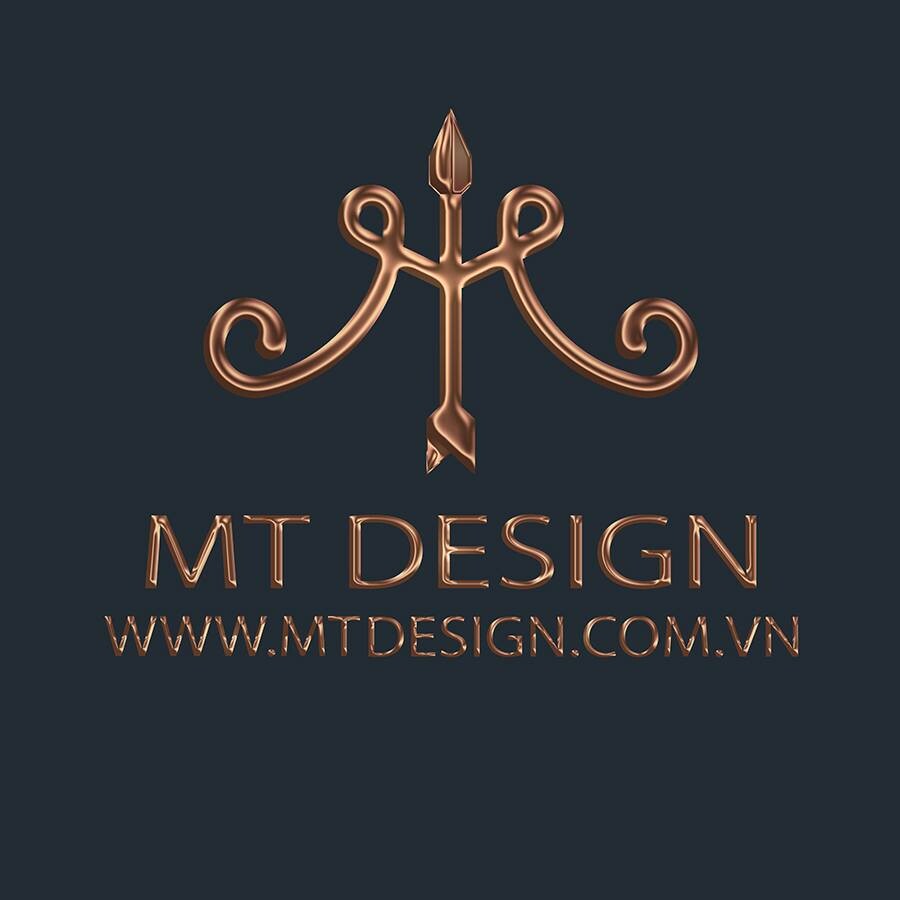 Logo Công Ty MT Design & Architecture - Thiết kế MT