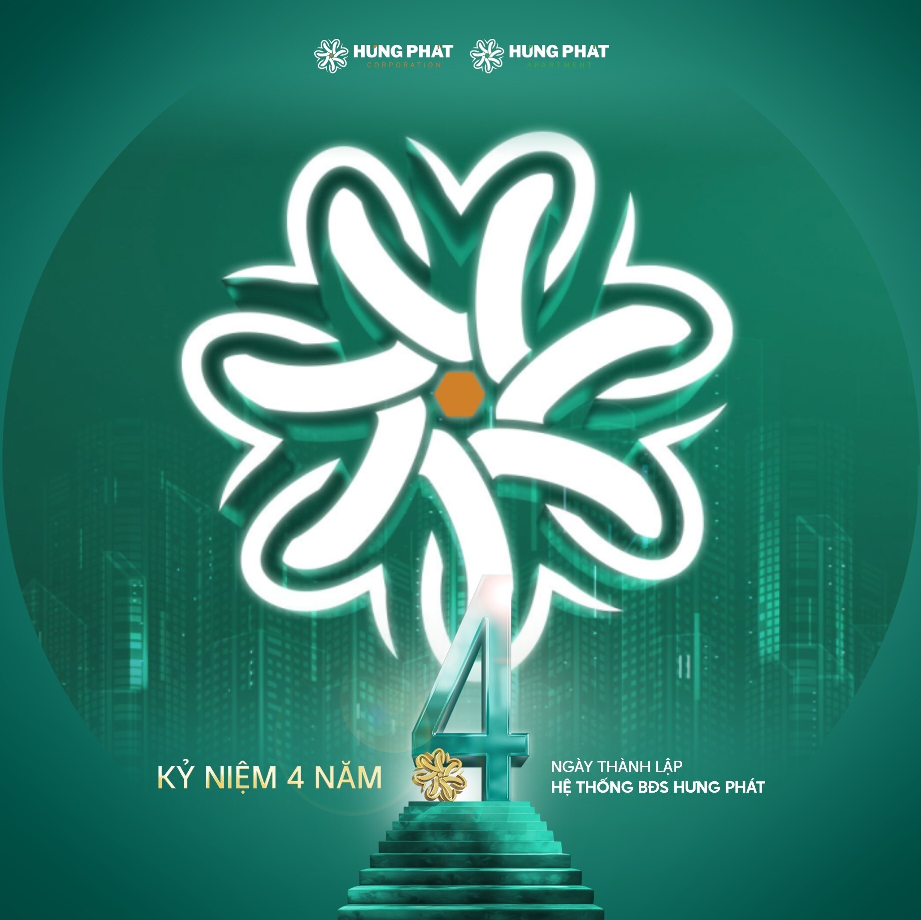 Logo Công Ty Hưng Phát Corporation