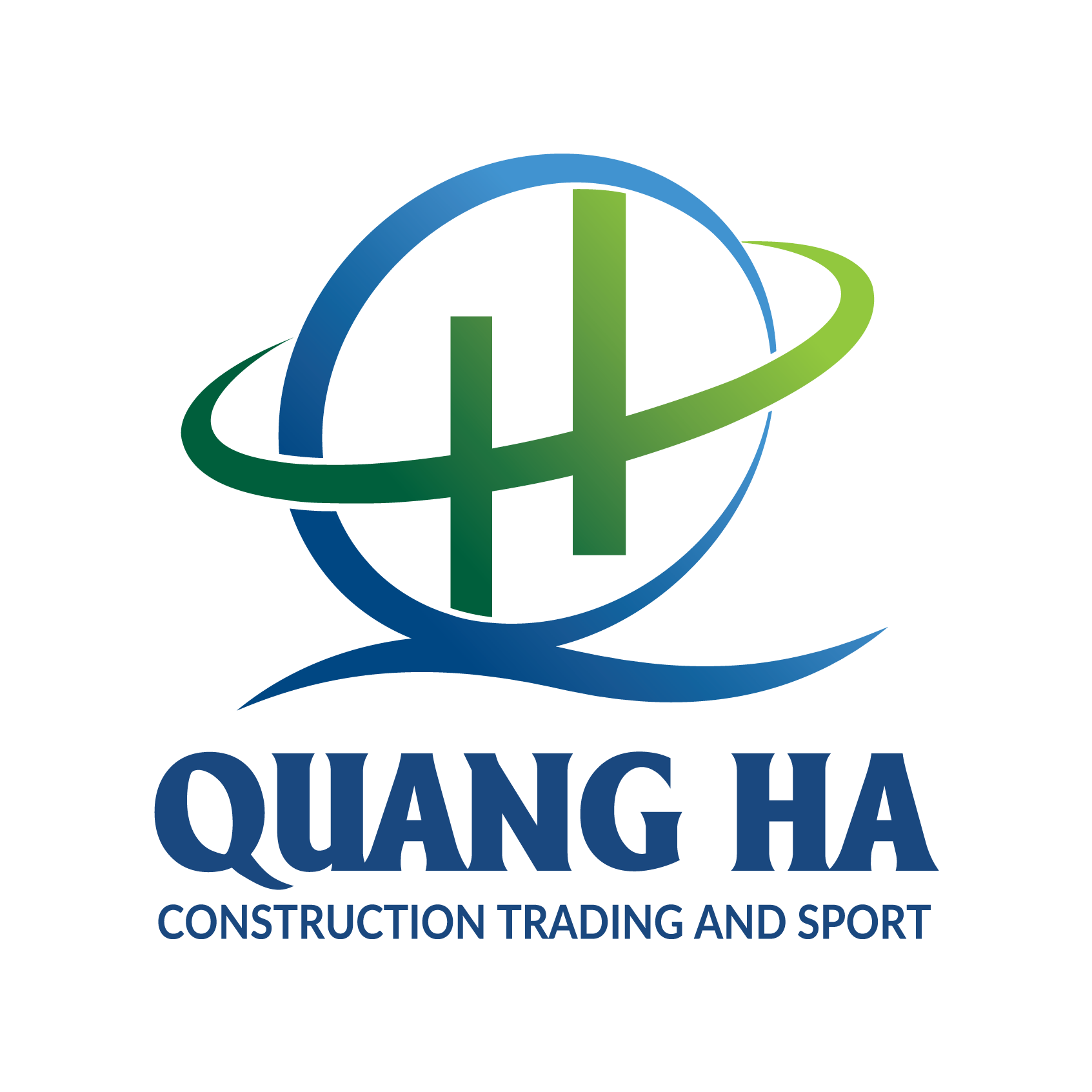 Logo Công Ty Xây dựng Thương mại và Thể Thao Quang Hà