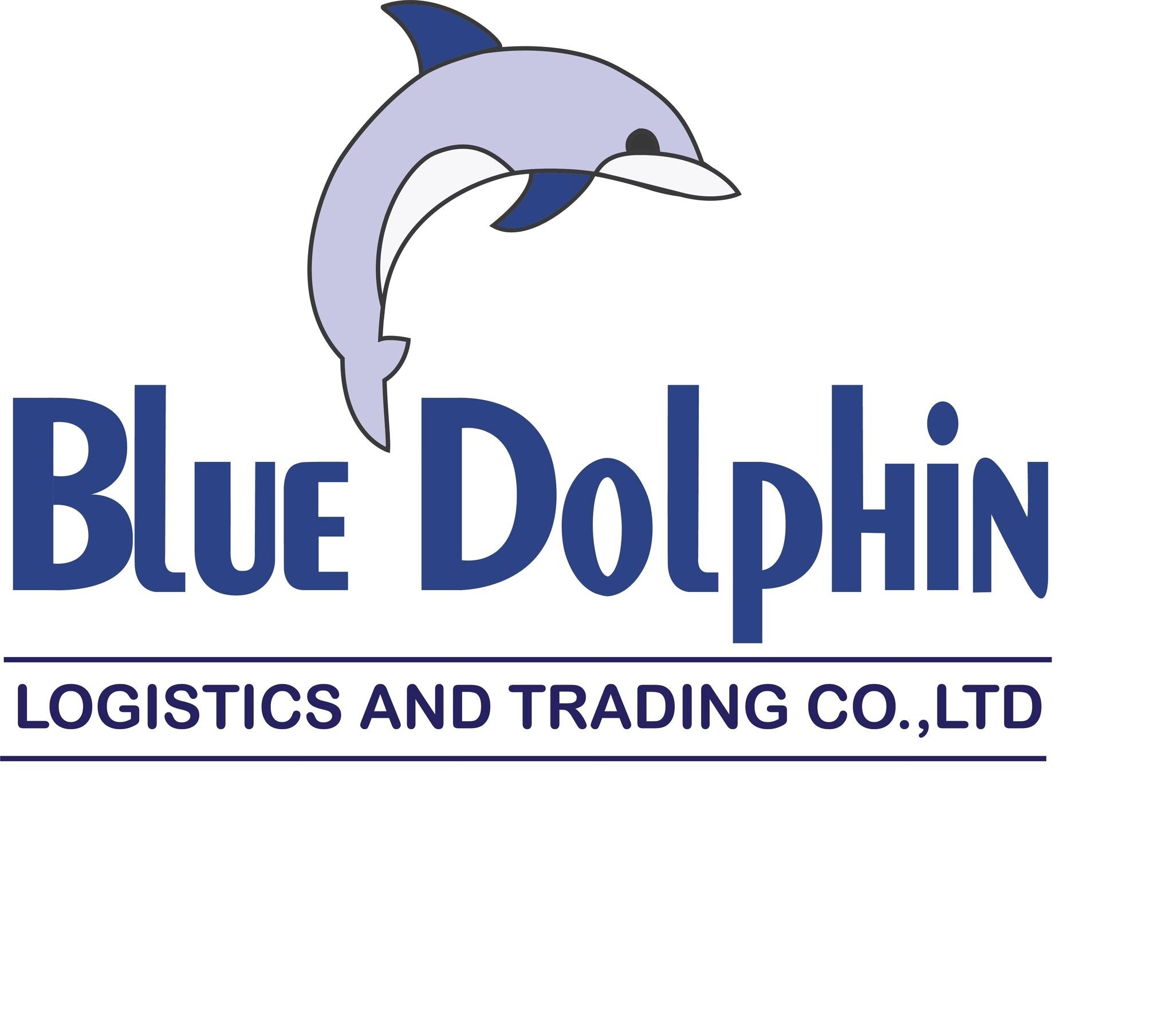 Logo Công Ty Tiếp vận Thương mại Cá Heo Xanh - Blue Dolphin Logistics