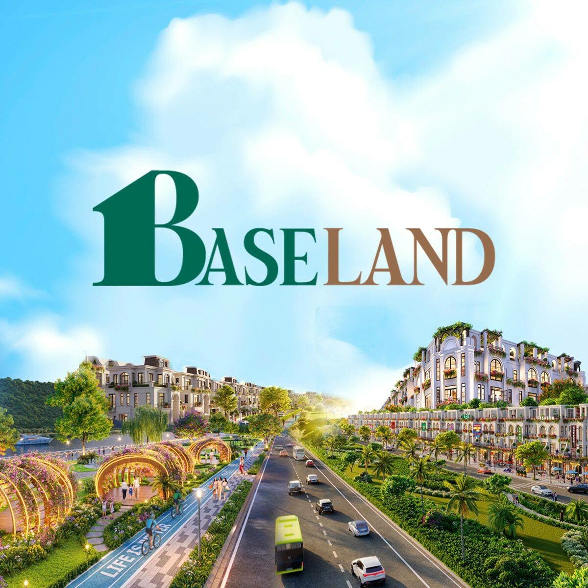 Logo Công Ty KINH DOANH VÀ DỊCH VỤ SÀN GIAO DỊCH BẤT ĐỘNG SẢN BASE LAND