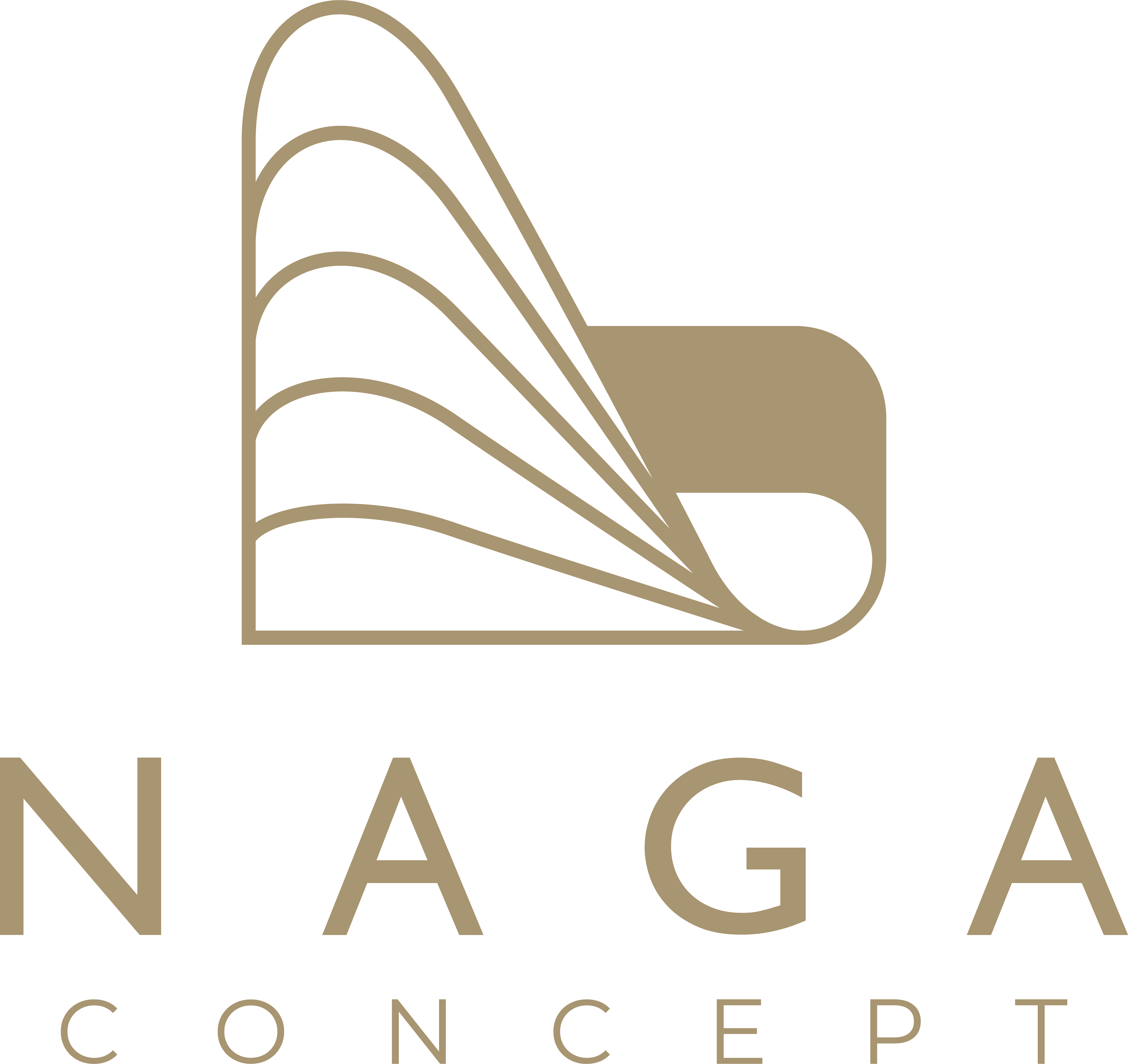 Logo Công Ty THIẾT KẾ KIẾN TRÚC VÀ NỘI THẤT NAGA