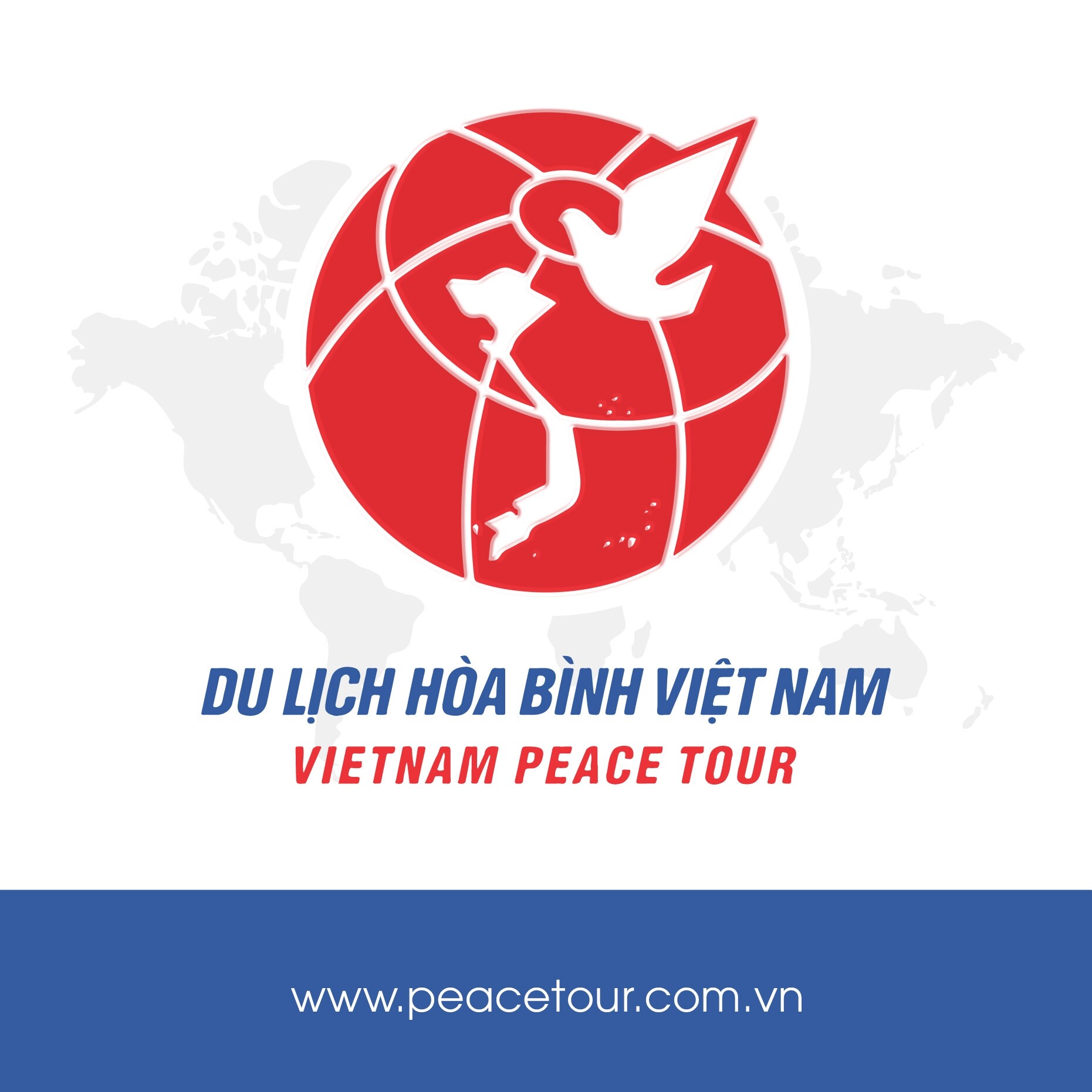 Logo Công Ty Du Lịch Hòa Bình - Peace Tour